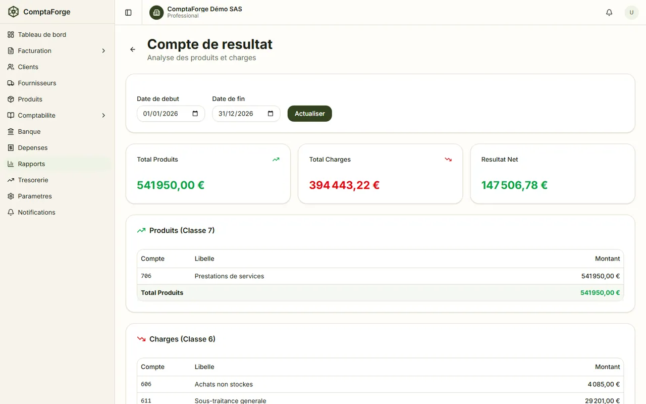 Rapports financiers